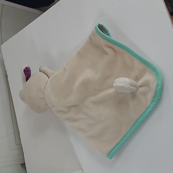 B Baby Snugglies Fluffy Bunz Bunny Rabbit Lovey Lovie Security Blanket - Picture 3 of 9